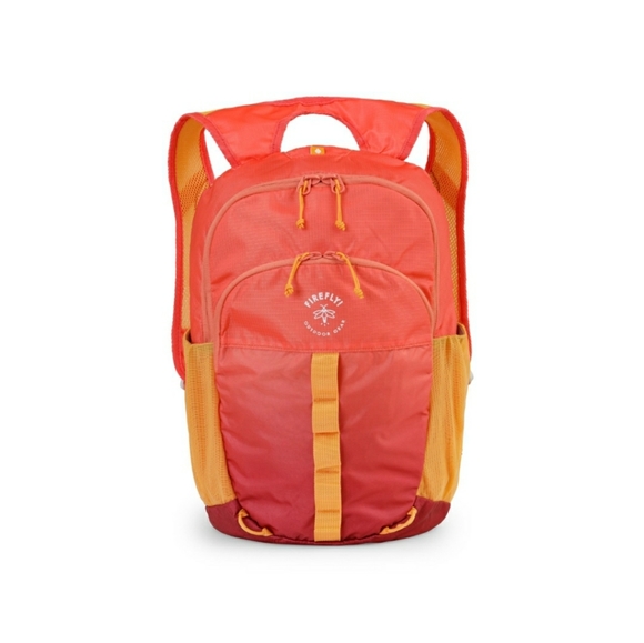 Firefly! Outdoor Gear Youth Outdoor Camping Backpack - Red & Orange, Unisex. - Picture 2 of 13